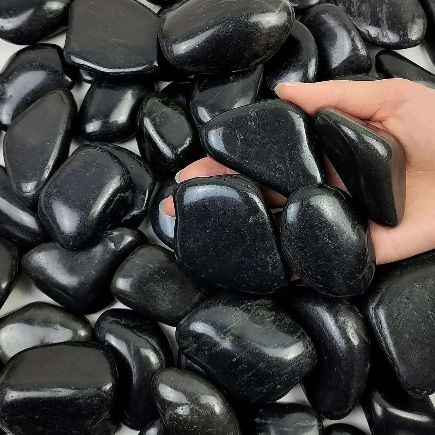 Aquarium Planted Fish - 40 libras de rocas negras de