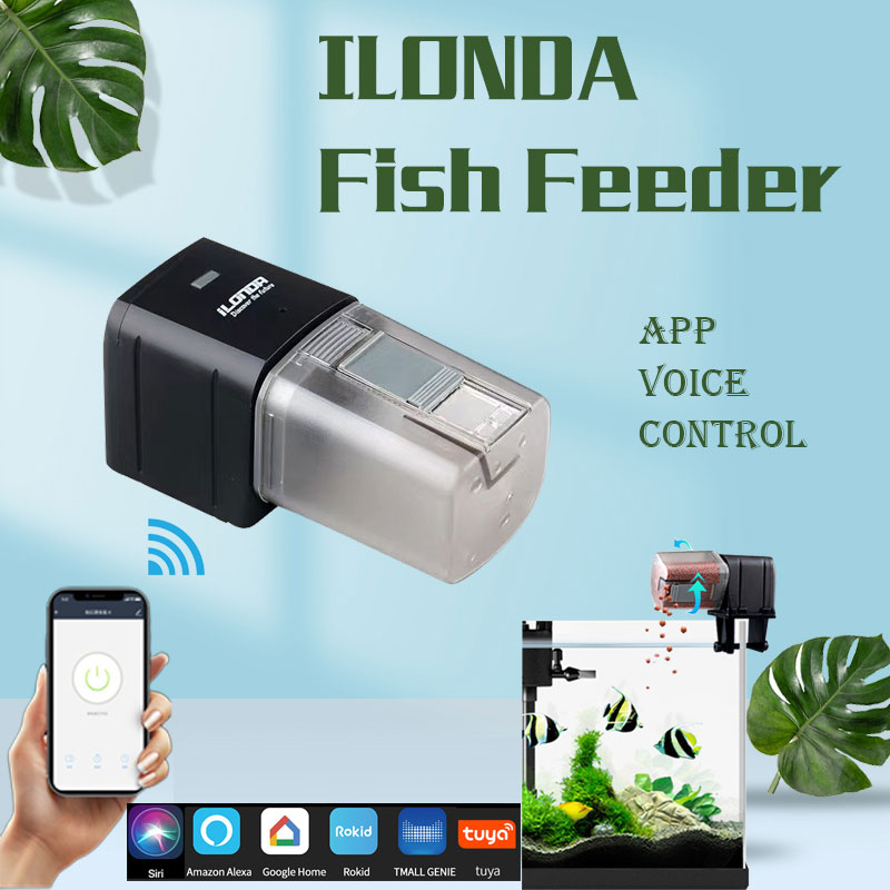 Aquarium Plant Nutrients - Ilonda Automat-comedero de pesca con WiFi