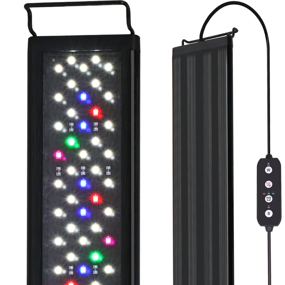 Luz LED de espectro completo p - Aquarium Planted Tank Light reseña y precio