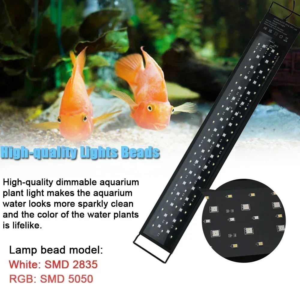 Luz LED para acuario impermeab - Aquarium Planted Tank Light reseña y precio