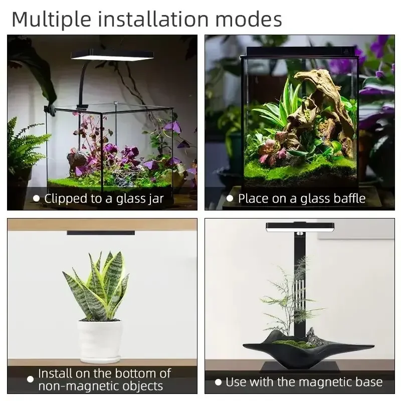 Lámpara LED de espectro comple - Aquarium Planted Tank Light reseña y precio