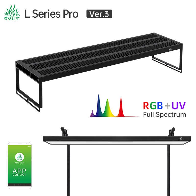 WEEK AQUA Serie L Control de a - Aquarium Planted Tank Light reseña y precio