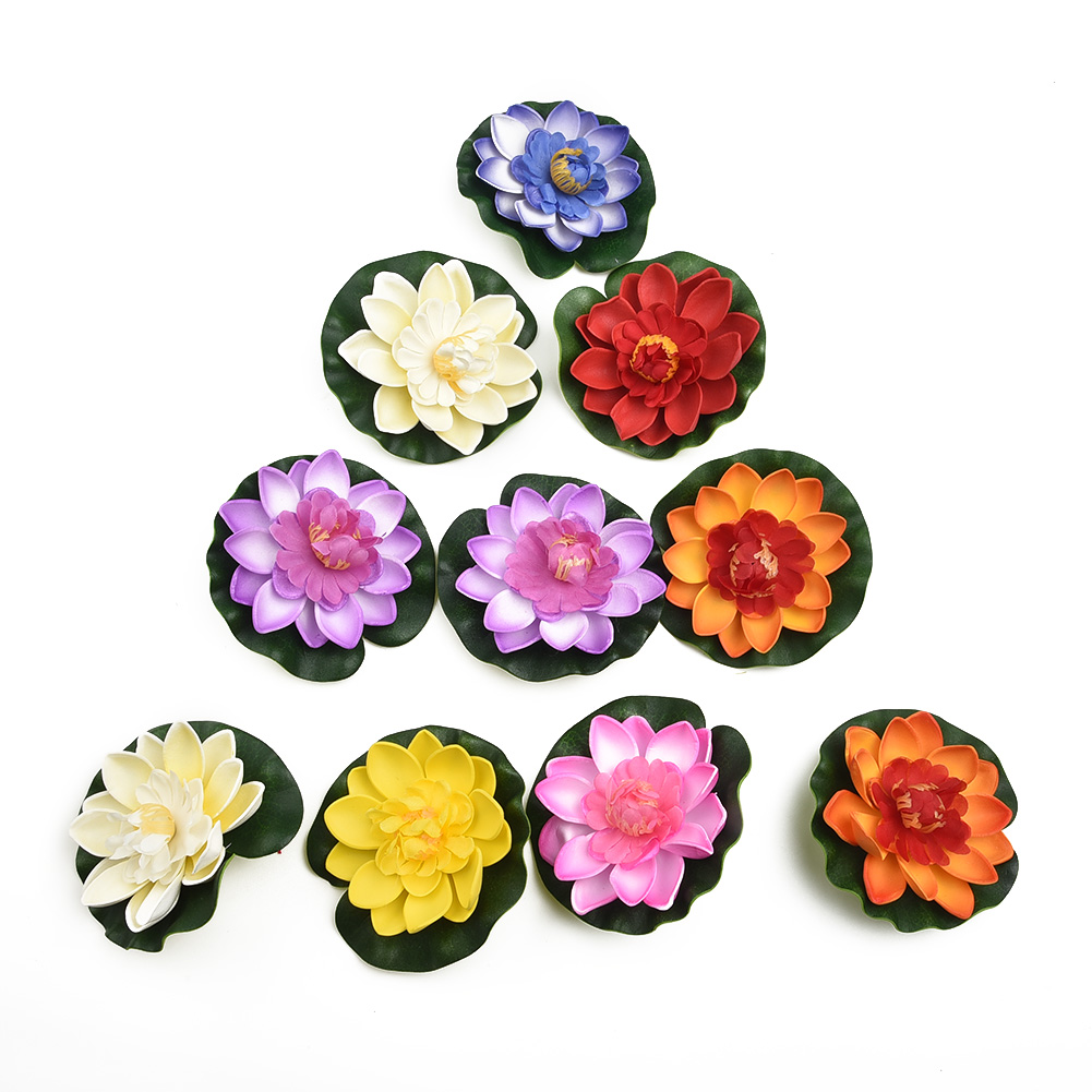 Flor de loto artificial, flore - Aquarium Plant Red Lotus reseña y precio