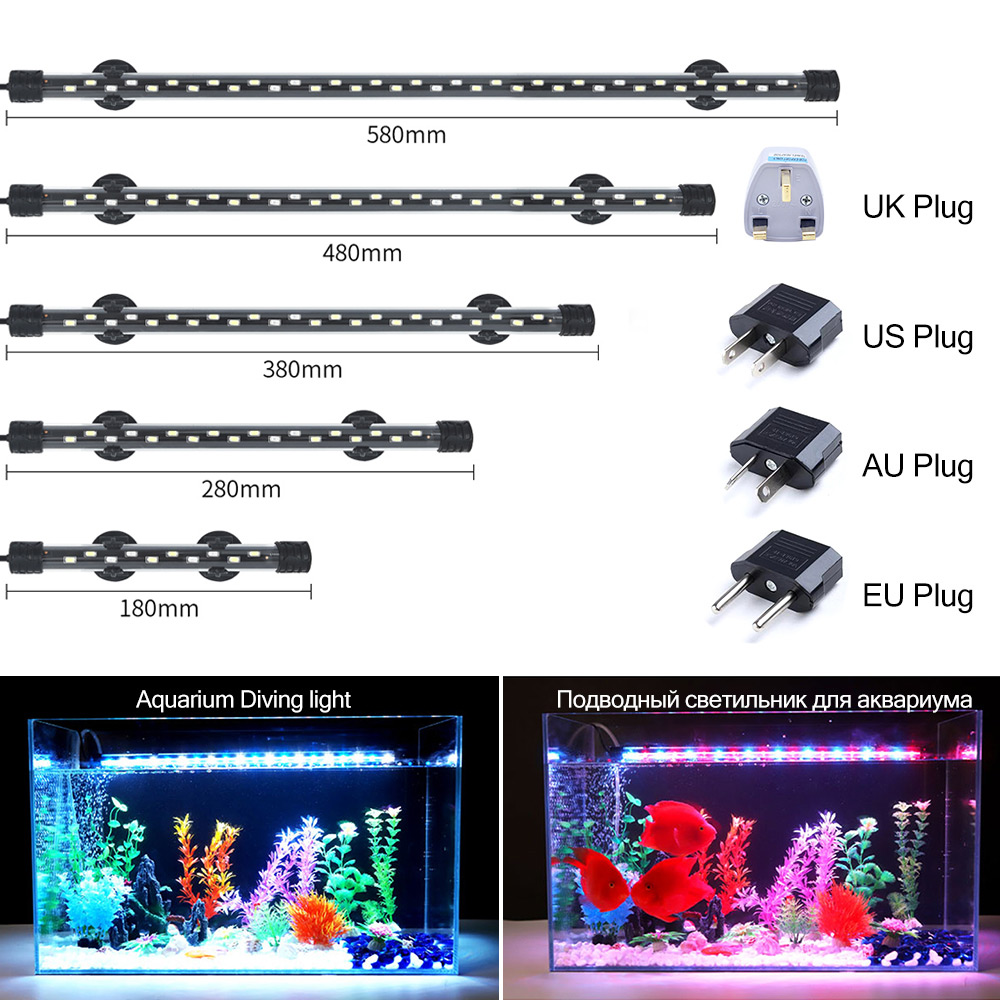Luz LED para acuario de 90-260 - Aquarium Planted Tank Light reseña y precio