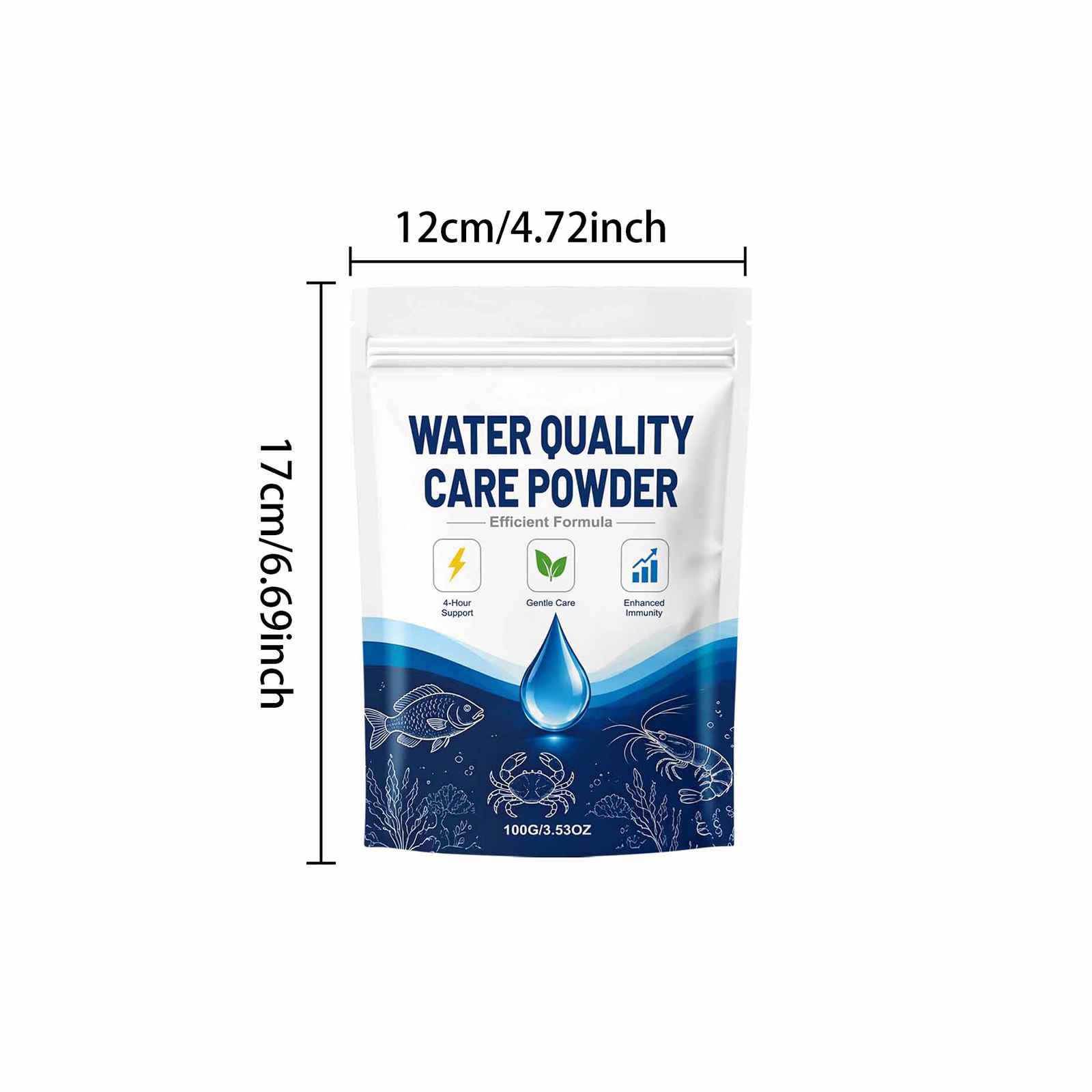 Polvo limpiador de agua para a - Aquarium Plant Fertilizer reseña y precio