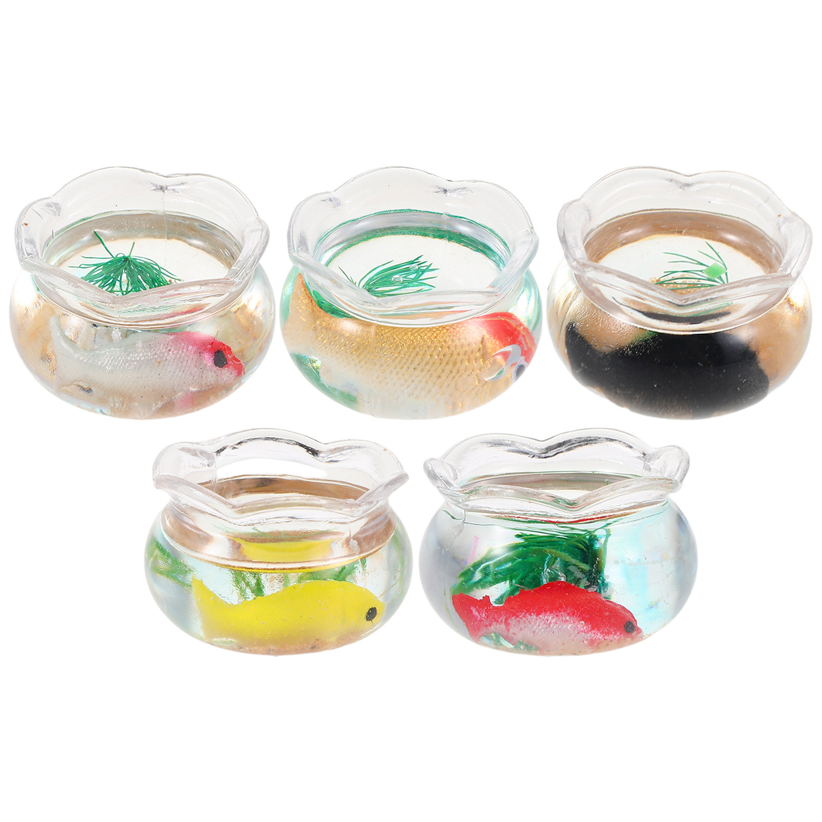5 piezas de pecera en miniatur - Aquarium Planted Fish reseña y precio